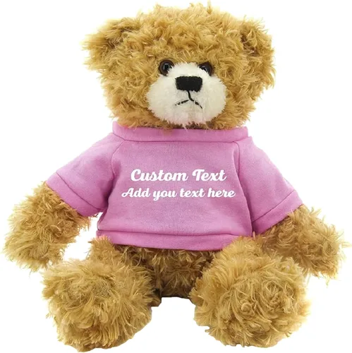 Miniatura 19 de Oso Brandon beige personalizado – Juguete de peluche personalizado de 12 pulgadas – Regalo perfecto de oso personalizado para graduación, San