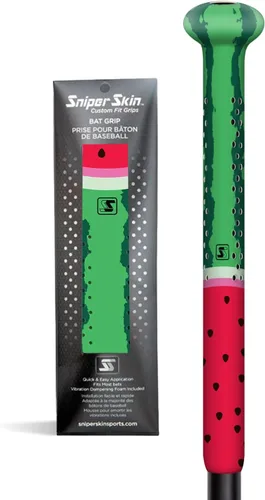 Miniatura 6 de SNIPER SKIN Agarre de bate de béisbol y sóftbol Envoltura de agarre de bate de repuesto Fácil instalación Duradero Impermeable Adherente