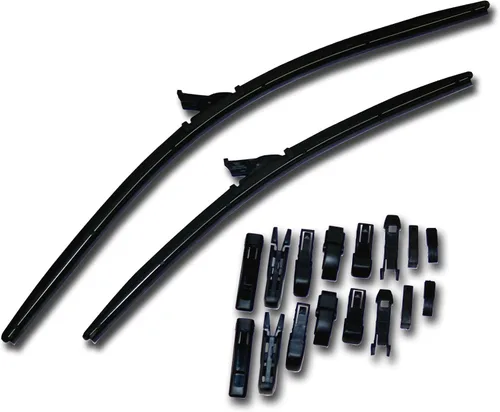 WBU-15-15 - Limpiaparabrisas sin soporte, adaptador múltiple, 15 pulgadas (14.764 in) lado del conductor y 15 pulgadas (14.764 in) lado del