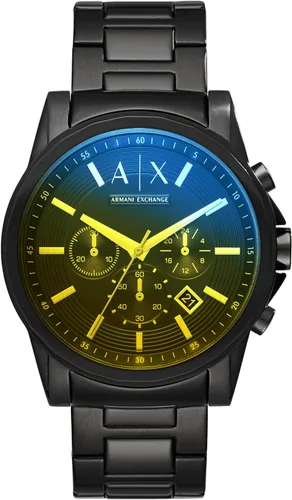 Miniatura 6 de Reloj cronógrafo Armani Exchange AX para hombre con correa de cuero, acero inoxidable o silicona