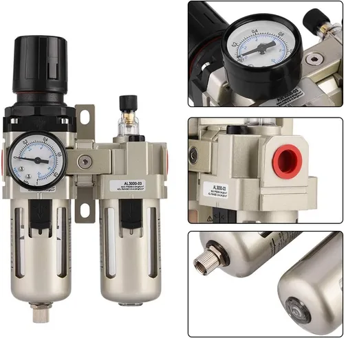 Miniatura 9 de Piezas de recambio resistentes del control de cuatro puertos del interruptor de presión del compresor de aire 240V 16A para el compresor de aire