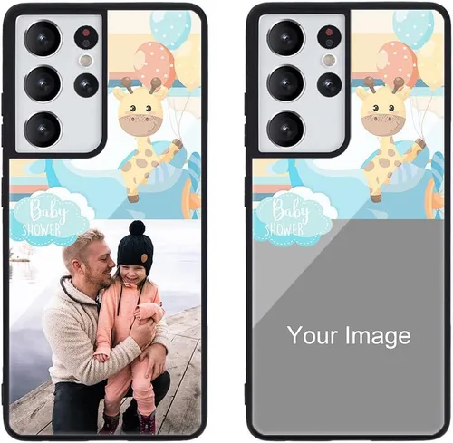 Miniatura 13 de Funda de teléfono personalizada para Samsung Galaxy S22+ / S22 Plus 5G, funda de TPU suave de vidrio templado antiarañazos personalizada con foto