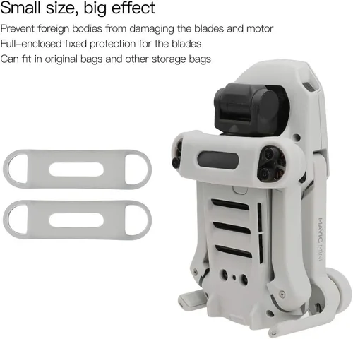 Miniatura 7 de Soporte para hélices, estabilizador de cuchilla compatible con DJI Mavic Mini 4K / Mavic Mini/Mini 2 Dron, 2 piezas protectoras de transporte