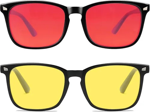 Miniatura 12 de Blue Light Blocking Glasses for Gaming Sleep&Computer–99.9% Filter Red/Amber Lens Anti Glare UV400 for Men Women