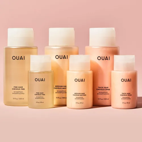 Miniatura 7 de OUAI Acondicionador para cabello fino tamaño de viaje, acondicionador voluminizador para cabello fino con queratina, biotina y aceite de semilla