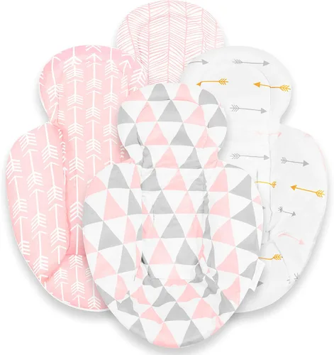 Miniatura 5 de Inserto infantil compatible con 4Moms Mamaroo y Rockaroo - Inserto de asiento de automóvil 2 unidades - Inserto reversible para asiento de automóvil