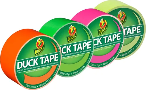 Miniatura 34 de Cinta adhesiva Duck Brand Duck de color, 6 rollos, Rosa bebé (240976_C)