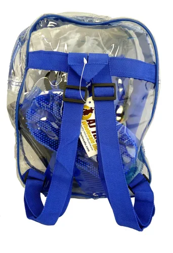 Miniatura 6 de AJ Tack Kit de aseo de caballos para niños de 8 piezas, color azul