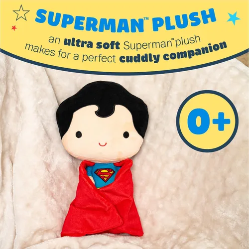 Miniatura 2 de Kids Preferred DC Comics Superman - Animal de peluche suave y abrazable para niños pequeños y niñas, regalo para niños, hombre de acero, 11.5