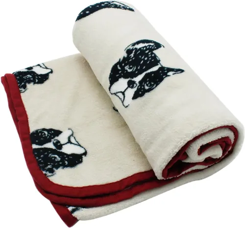 Miniatura 2 de Manta mullida de franela de forro polar para mascotas, para sofá, 29.5 x 39.5 pulgadas, diseño de lindos animales, para cachorros y gatos pequeños