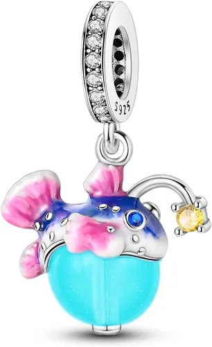 Miniatura 69 de Hapour Dijes de plata de ley 925 para pulseras, collar, joyería europea, colgante de cuentas para mujeres y madres