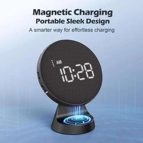 Miniatura 4 de REACHER Reloj despertador ruidoso para personas que duermen mucho para adultos/niños/adolescentes, reloj despertador vibratorio con agitador de cama
