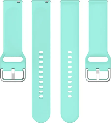 Miniatura 2 de TenCloud Paquete de 5 correas compatibles con MILOUZ/WNH IDW19 para mujeres y hombres, correa de repuesto de silicona suave para Veryfit Smart Watch