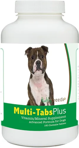 Miniatura 337 de Healthy Breeds American Staffordshire Terrier Multi-Tabs Plus tabletas masticables 180