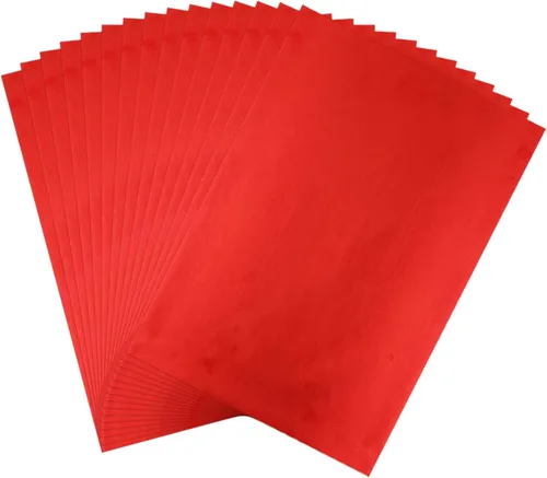 Miniatura 19 de Briartw Papel de Aluminio Termoadhesivo 20x29cm Paquete de 50 Hojas Papel Reactivo para Sellado en Caliente por Impresora Láser y Laminadora