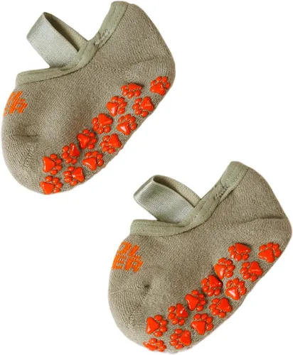 Miniatura 9 de Calcetines para caminar para bebés, caja de regalo, calcetines con pinzas antideslizantes antideslizantes 2 pares para niños y niñas de 6 a 24