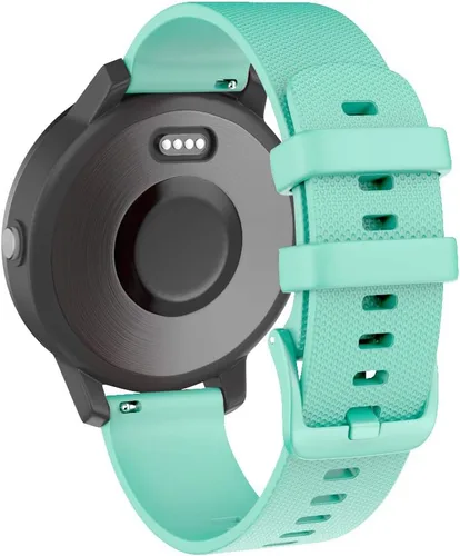 Miniatura 8 de ISABAKE Correa de reloj de 0.787 in para Garmin Vivoactive 3/Forerunner 165/55/245/645 Gris