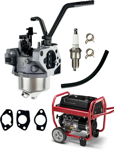 Miniatura 6 de Carburador YAMAKATO Huayi 592929 592331 para motores Briggs 25T232 25T235 25T236 25T237 Generador Troy Bilt 6250 8500 vatios 030594A 030594, entrada