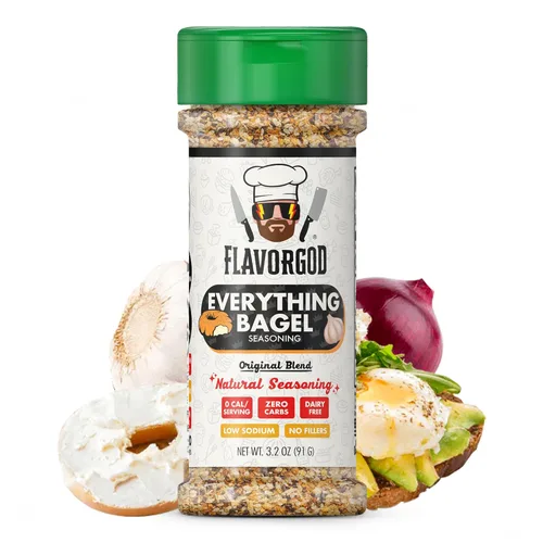 Miniatura 24 de Mezcla de Condimentos con Sabor a Queso de FlavorGod - Mezcla de Especias Premium Totalmente Natural y Saludable para Pollo, Verduras, Ensalada