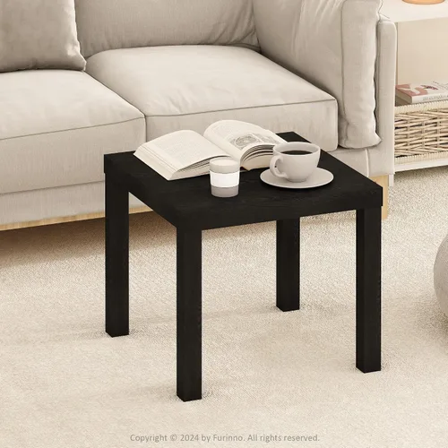 Miniatura 20 de Furinno Viola Mesa de Café, Mesa de Centro Moderna de 3 Niveles con Tablero de 1.2 Pulgadas de Grosor, Mesa Auxiliar con Estante Abierto y Blanco