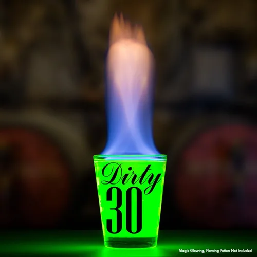 Miniatura 2 de Make Em Laugh Dirty 30 Shot Glass (Thirty) - Divertido cumpleaños número 30 - Regalos de cumpleaños 30 para mujeres - Vasos de chupito de cumpleaños