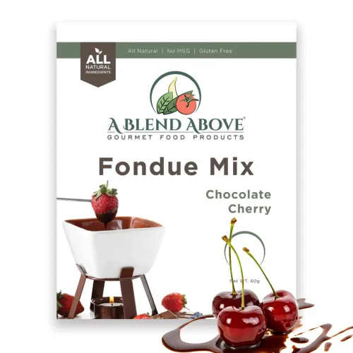 Miniatura 4 de Una mezcla de fondue de cereza y chocolate (paquete de 3), sabor natural, sin MSG, sin gluten. Sin conservantes, fácil de hacer, inmersión