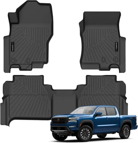 Miniatura 9 de Auxko All Weather Floor Mats Cargo Mat with Backrest Mat for Nissan Pathfinder 2022-2025 2026 TPE Liners Accessories Guard Odorless Anti-Slip Floor