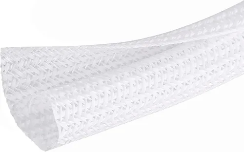 Miniatura 9 de Malla protectora de cable de 10 pies y 1/2 pulgada, funda dividida para cable de alimentación, USB, audio, cable para TV y computadora, protector