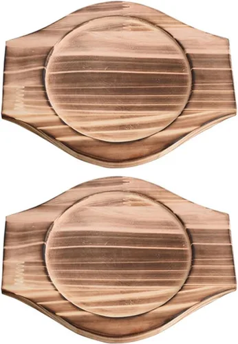 Dolsot - Cuenco de piedra coreana con base de madera, 2 piezas, cuenco de bibimbap coreano, tapete de madera, olla para olla caliente,