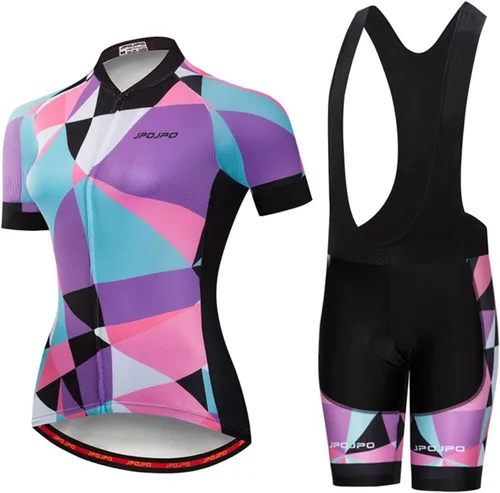 Miniatura 129 de Hotlion Conjuntos de camisetas de ciclismo para mujer, ropa de ciclismo de verano, trajes de bicicleta de carretera, ropa de ciclismo de manga corta