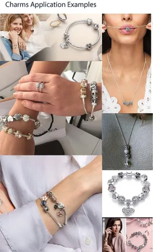 Miniatura 7 de Adabele Pulsera de plata de ley maciza hipoalergénica con forma de corazón para todos los demás, collar de pulsera para mujer, regalo personalizado