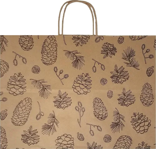 Miniatura 2 de Bolsas moradas, bolsas de papel extra grandes para envolver regalos, (tamaño de la boga, 16 pulgadas de ancho x 12 pulgadas de alto x 6 pulgadas)