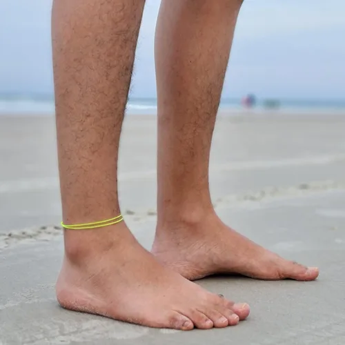 Miniatura 8 de Tobillera de cordón para hombres, mujeres, adolescentes y adultos, unisex, pulsera de tobillo para surfistas, playa, tobilleras, impermeables