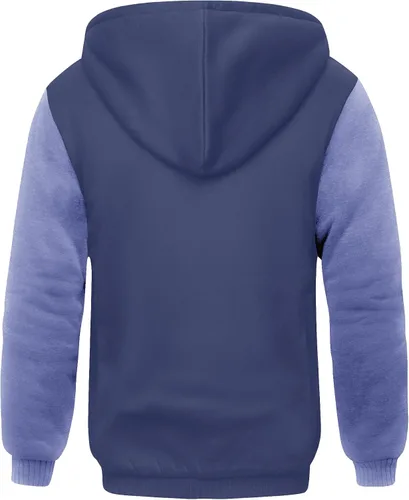 Miniatura 65 de SCODI Sudaderas con capucha para hombre, forro polar pesado, cremallera completa, forro de sherpa grueso, chaqueta con capucha