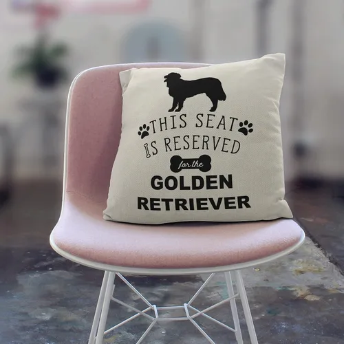 Miniatura 3 de Fundas de almohada Golden Retriever – Funda de almohada de perro de 18 x 18 pulgadas, decoración Golden Retriever, regalos para los amantes