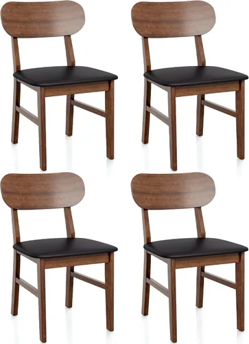 Miniatura 11 de FansaFurn Mesa de comedor rectangular de granja para 2-4 personas, mesa de cocina pequeña de madera maciza, mesa de comedor moderna para comedor