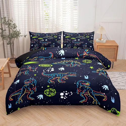 Miniatura 7 de NINENINE Juego de edredón de ciervo, juegos de ropa de cama twin para niños, juegos de edredón de camuflaje, juegos de edredón twin para niños