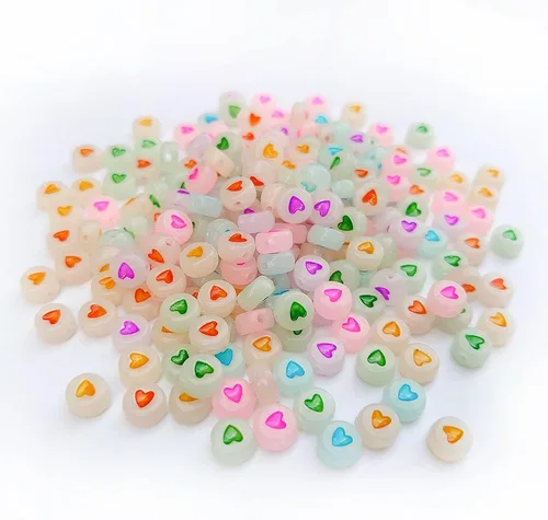 Miniatura 7 de 200 cuentas redondas doradas de letras del alfabeto acrílico de 0.157 x 0.276 pulgadas de la A a la Z, cuentas de plástico mixtas sueltas para hacer
