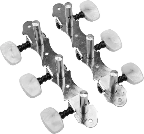 Miniatura 2 de Afinadores de cuerdas de guitarra clásica, cabezales de máquina, clavijas de afinación, clavijas 3L3R 1:14 compatibles con guitarra clásica