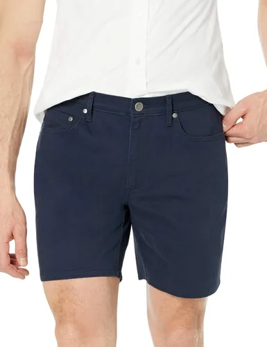Miniatura 3 de Tienda Essentials Pantalones cortos elásticos con 5 bolsillos y entrepierna de 7 pulgadas para hombre