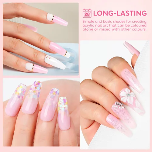 Miniatura 5 de AIMEILI Juego de esmaltes de uñas de gel para el día de San Valentín, esmalte de uñas de gel rosa nude, juego de 6 piezas x 0.3 fl oz - Juego de 31