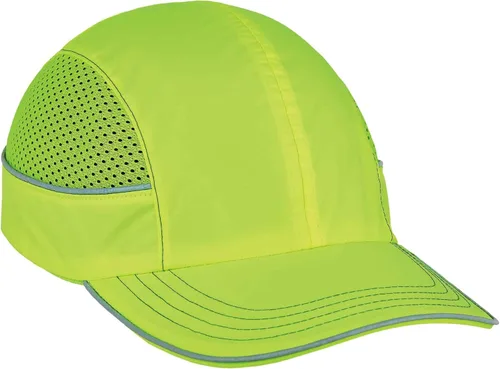 Miniatura 16 de Gorra de seguridad Ergodyne, estilo gorra de béisbol, cómoda protección para la cabeza, visera larga, Skullerz 8950, azul marino, larga