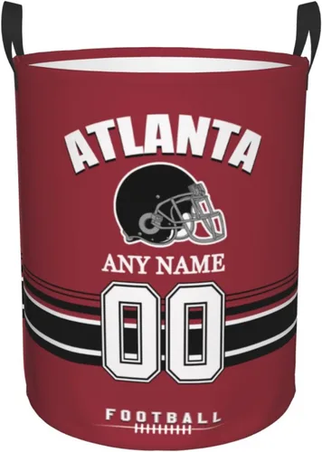 Miniatura 9 de Cesta de lavandería Philadelphia, cesta de lavandería personalizada estilo fútbol, cesta de almacenamiento plegable personalizada con nombre