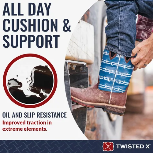 Miniatura 4 de Twisted X Botas de aleación Lite Western para hombre, botas casuales para hombre, 0