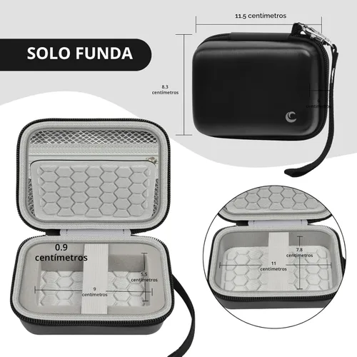 Miniatura 5 de Comecase Funda protectora y de transporte para cámara digital, para CAMKORY/para Kodak Pixpro FZ45 FZ55/para Canon PowerShot ELPH 180/190