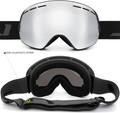 Miniatura 2 de JULI Gafas de esquí, gafas de snowboard para deportes de nieve de invierno con lente antivaho BNC