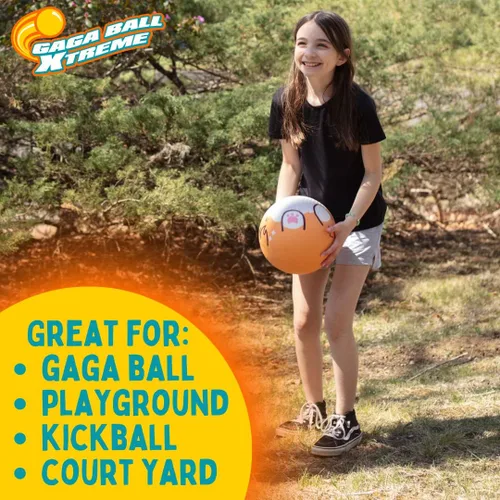 Miniatura 5 de SCS Direct Gaga Ball Playground Balls (8.5 inches) w Air Pump- Durable Rubber Pack for Recess Dodgeball, Kickball, Gagaball Official Play & School
