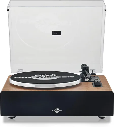 Miniatura 8 de Tocadiscos con altavoz, tocadiscos de vinilo con cartucho magnético para decoración del hogar y entretenimiento, tocadiscos de vinilo adecuado