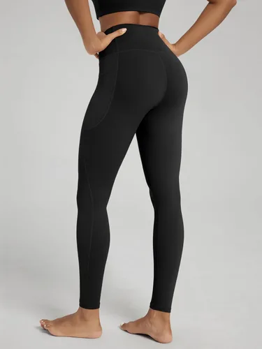 Miniatura 5 de ODODOS Leggings Suaves como Mantequilla de Cintura Cruzada con Bolsillos para Mujeres, ODCLOUD Pantalones de Yoga Lounge Cruzados de 25" / 28