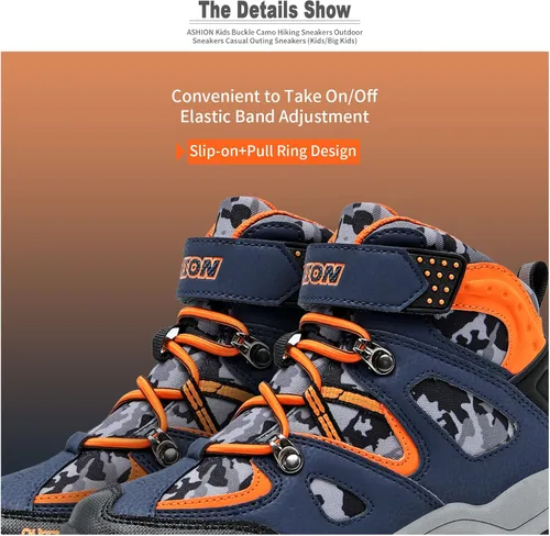 Miniatura 5 de Littleplum Boys Snow Boots Winter Waterproof Antiskid Boots Hiking Outdoor Shoes for Unisex Kids(Little KidBig Kid)